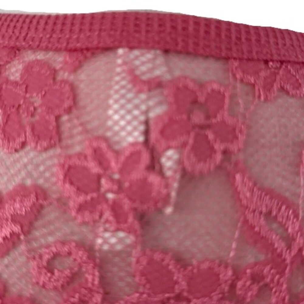 Colt Story Women's Long Sleeve V Neck Pink Buttons Lace Details T-Shirt PLUS 2XL - Picture 11 of 13